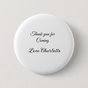 thanks for coming add name text message button