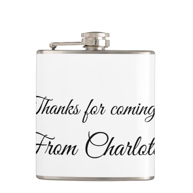 thanks for coming add name text message  flask (Front)