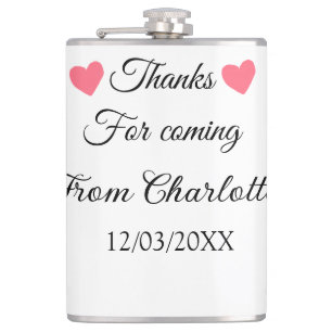 thanks for coming add name text message  flask