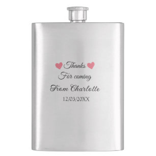 thanks for coming add name text message  flask