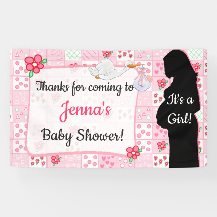 Thanks for Coming Baby Shower Banner | Zazzle