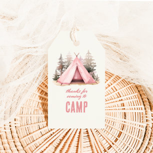 Thanks for Coming to Camp Gift Favor Tag