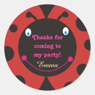 Printable Ladybug Thank You Stickers – Cassie Smallwood