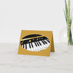 Thanks for Coming to My Piano Recital Letterpress Thank You Card