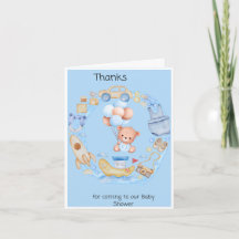 Thanks for Coming to our Baby Shower
