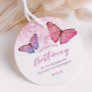 Thanks For Fluttering By Butterfly Thank You Favor Tags