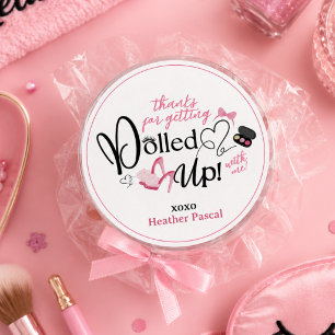 Thanks For Getting Dolled Up Birthday Party Classic Round Sticker
