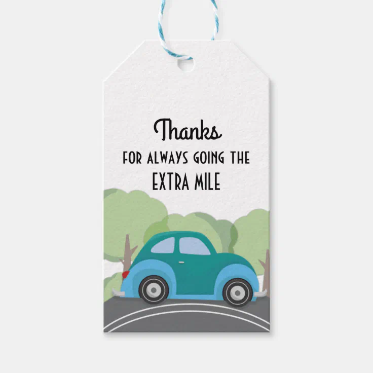 Thanks For Going Extra Mile Gift s Zazzle