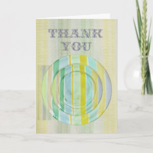 Thanks for Great Meal Letterpress Thank You Card
