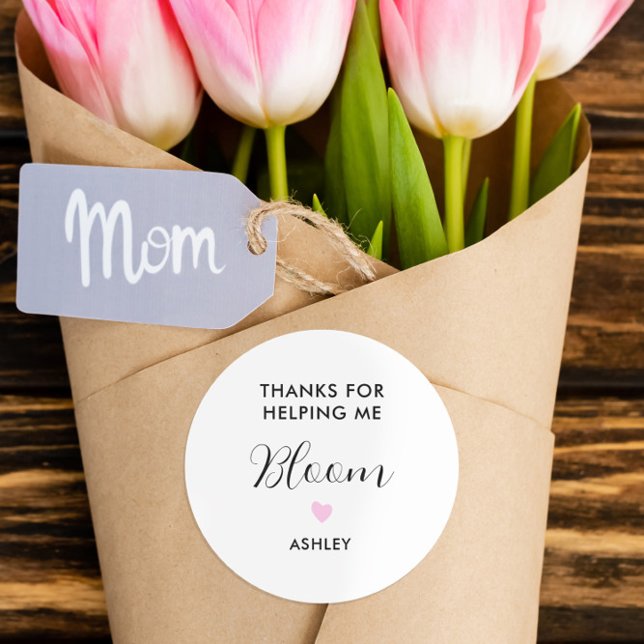 Thanks for Helping Me Bloom Flower Sticker (Creator Uploaded)