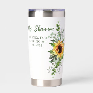 Thanks For Helping Me Bloom Thermal Tumbler