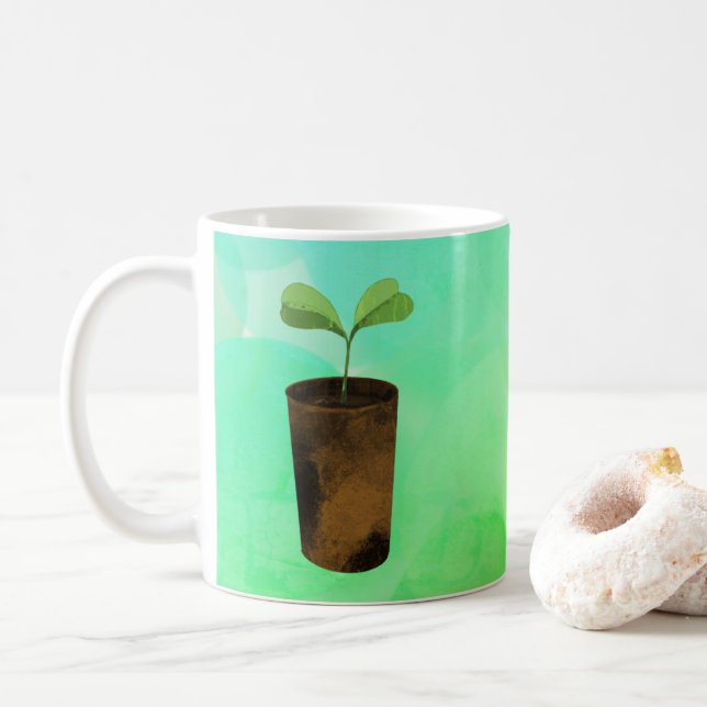 Thanks for helping me grow! coffee mug (With Donut)