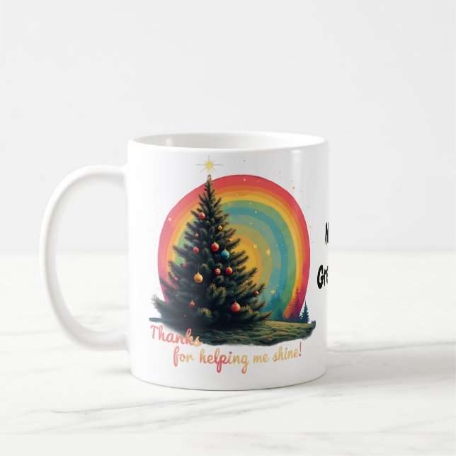 Thanks for Helping Me Shine Heartfelt Gratitude  Coffee Mug (Left)