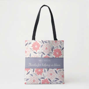 Thanks For Helping Us Bloom Tote Bag