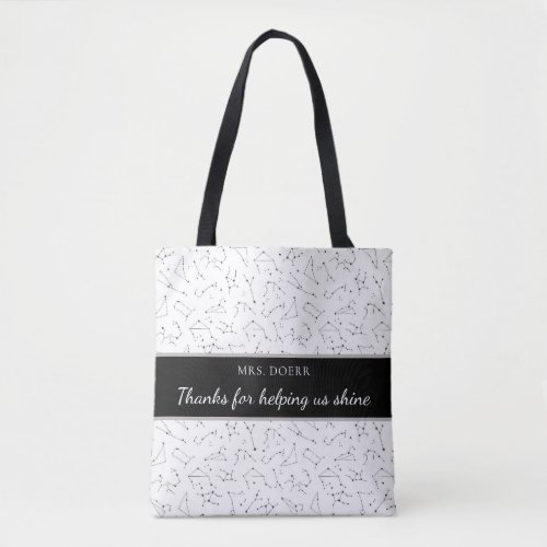 Thanks For Helping Us Shine Teacher Tote