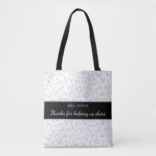 Thanks For Helping Us Shine Teacher Tote Bag