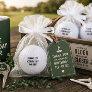 'Thanks for Joining Our Par-tee!' Golf Wedding  Balls
