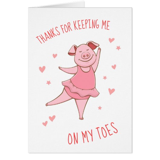 Thanks For Keeping Me On My Toes (Front)