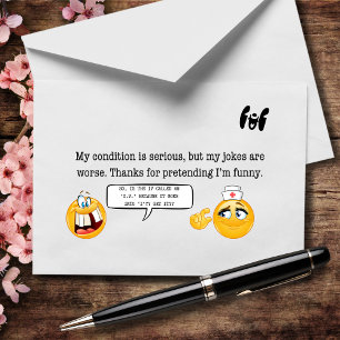 Thanks for Laughing at My Terrible Jokes Thank You Card