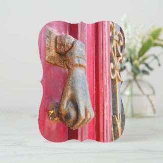 Thanks For Lending A Hand!/Brass Hand Door Knocker