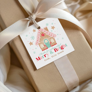 Thanks for Making School Merry & Bright Christmas Favor Tags