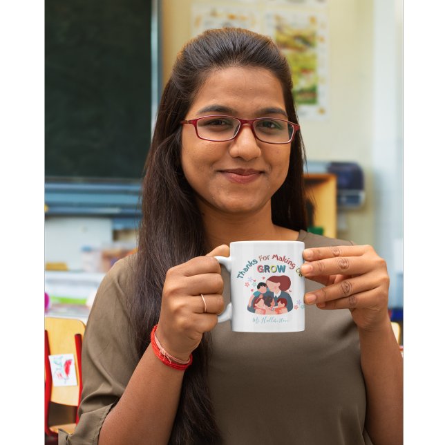 Thanks For Making Us Grow Teacher Appreciation Coffee Mug (Creator Uploaded)