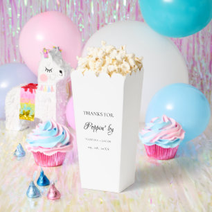 Thanks for poppin by Wedding Favor  Boxes