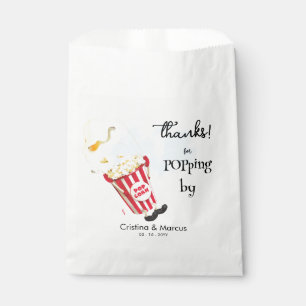 Thanks for Popping By Popcorn Event Favor Bag