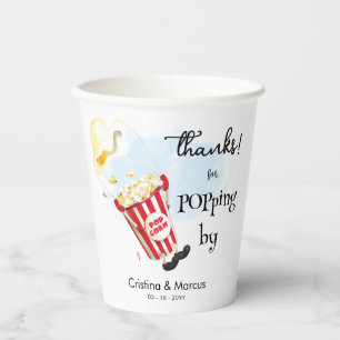 Thanks for Popping By Popcorn Event Paper Cups