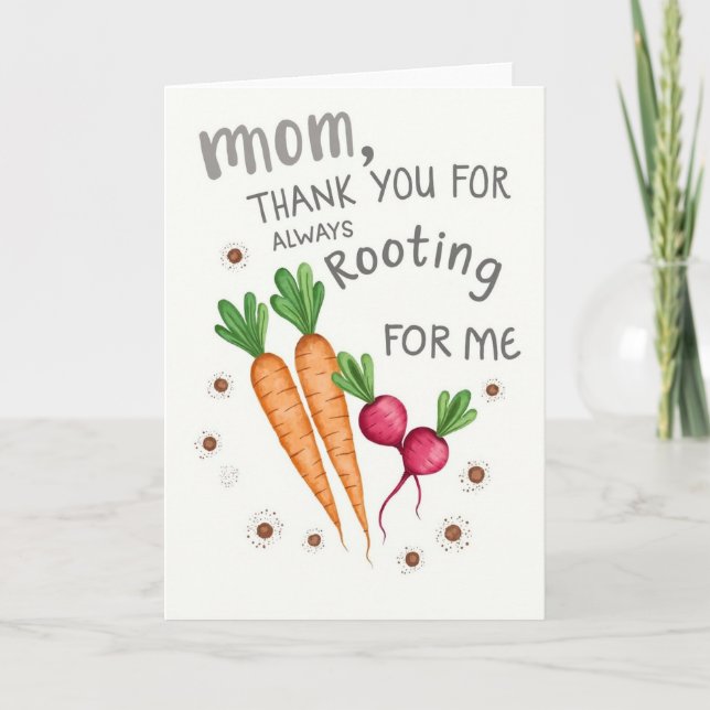 Thanks For Rooting Mom Card (Front)
