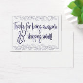 Thanks for shopping small (Desk)