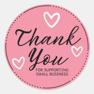 Thanks for Supporting My Small Business Sticker