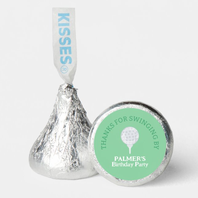 Thanks For Swinging By Golf Party Thank You Hershey®'s Kisses® (Front)