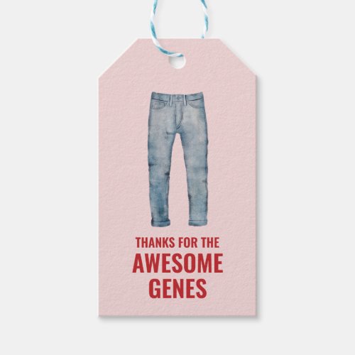 Thanks for the Awesome Genes Mom Mothers Day Gift Tags