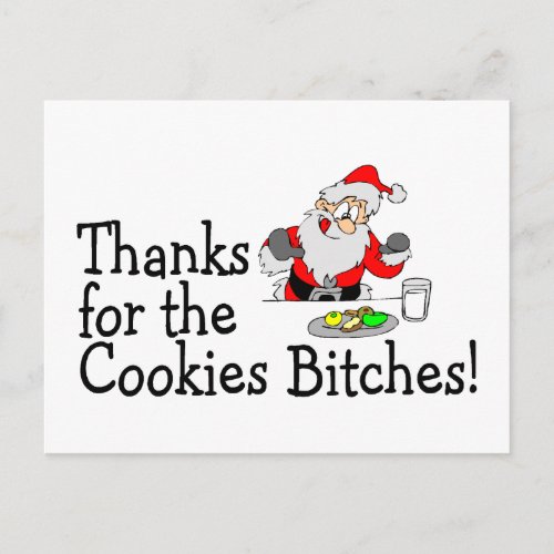 Thanks For The Cookies Holiday Postcard