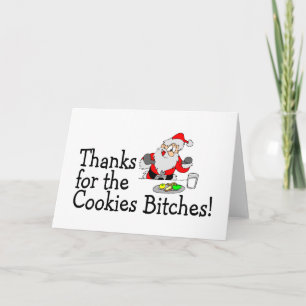 Thanks For The Cookies Letterpress Thank You Card