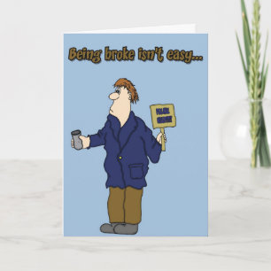 thanks for the divorce! letterpress thank you card