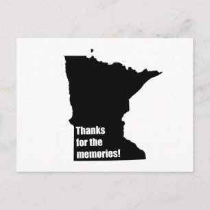 Thanks for the Memories Minnesota Postcard