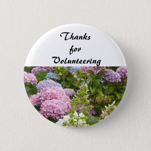 Thanks for Volunteering Button