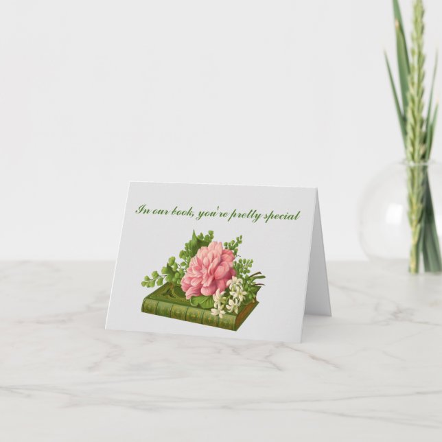 Thanks for Volunteering, customizable Thank You Card (Front)