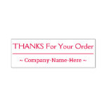 [ Thumbnail: "Thanks For Your Order" and Custom Name Stamp ]