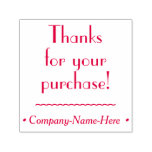[ Thumbnail: "Thanks For Your Purchase!" and Business Name Self-Inking Stamp ]