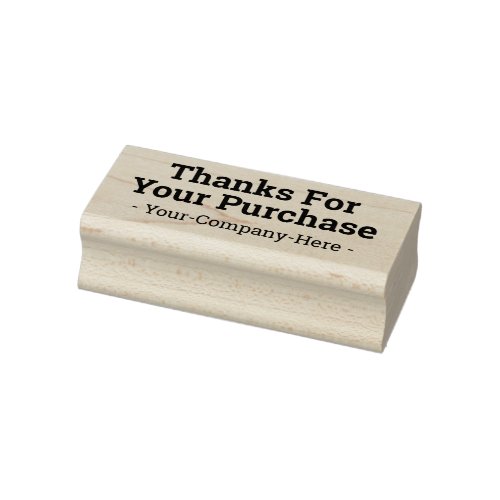 Thanks For Your Purchase and Custom Name Stamp