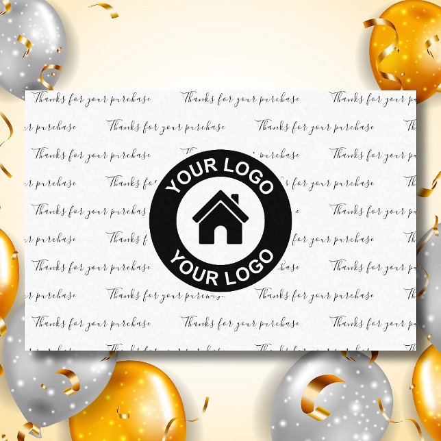 Thanks For Your Purchase Custom Business Logo Tissue Paper (Creator Uploaded)