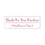 [ Thumbnail: "Thanks For Your Purchase" With Business Name Self-Inking Stamp ]
