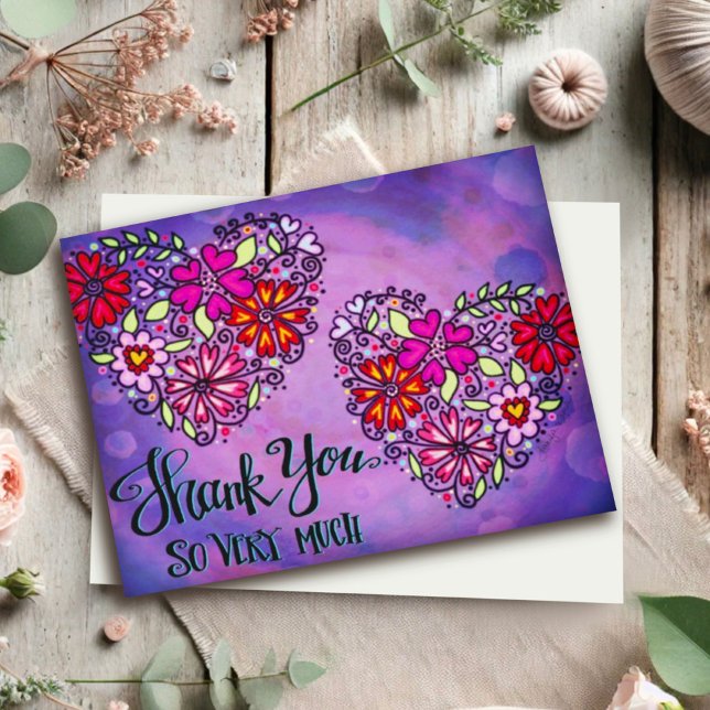 Thanks From the Bottom of my Heart Card (Creator Uploaded)