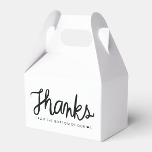 Thanks gable box favor box