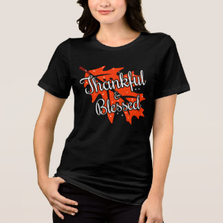 Thanks giving day premium vector design Tri-Blend shirt