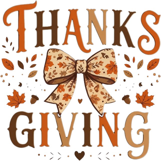  THANKS GIVING Fall Bow Hat (Creator Uploaded)