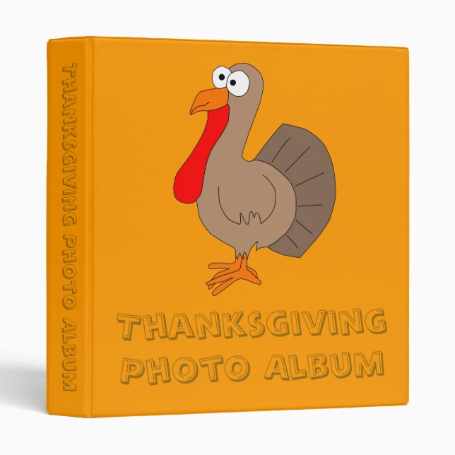 Thanks Giving Photo Album Binder Template (Front/Spine)